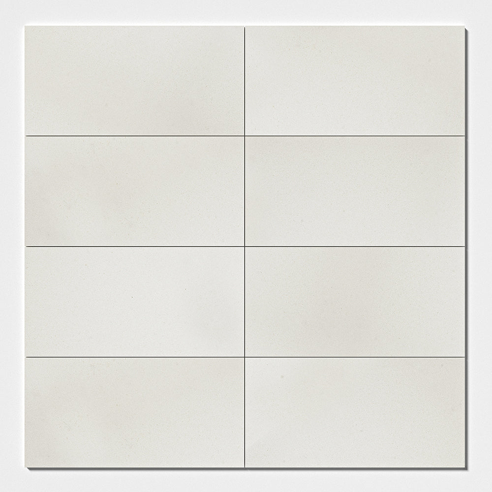 Snow White Limestone Tile