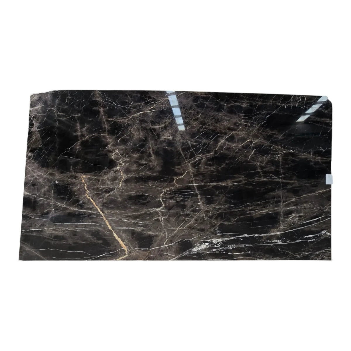 Bruno Pearl Noir Polished Marble Slab – 1700 x 3000 x 20mm