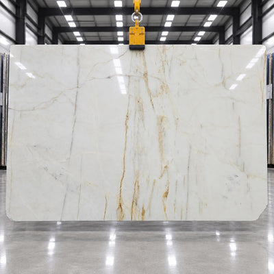 Calacatta Amber Polished Marble Slab 1900x3200x20mm