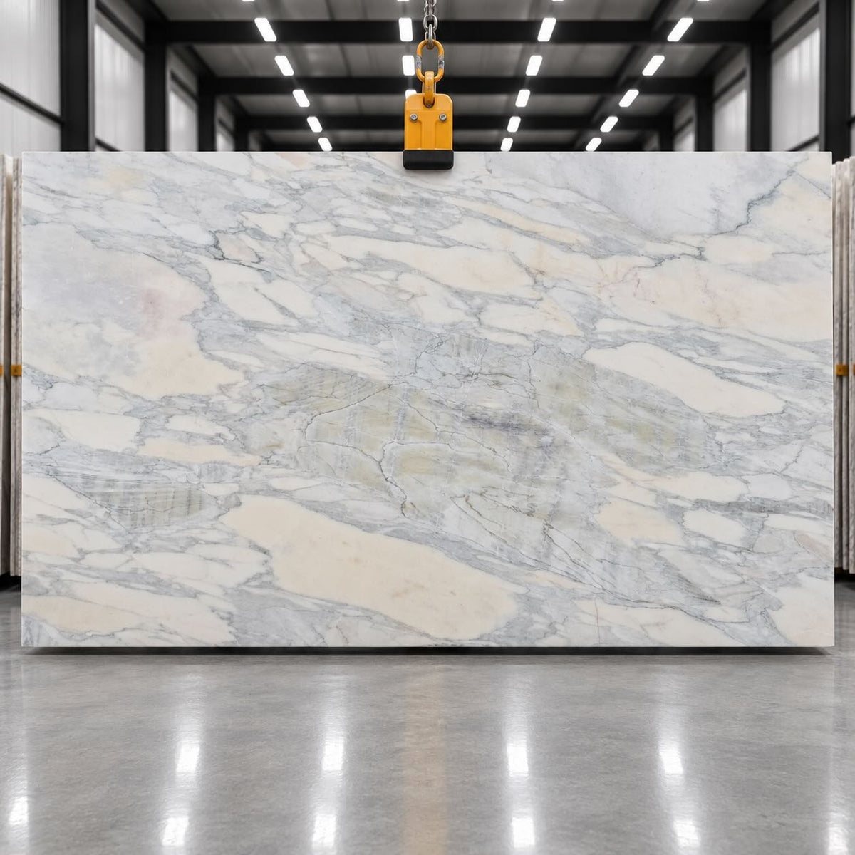 Calacatta Monet Green Honed Marble Slab – 1700 x 2950 x 20mm