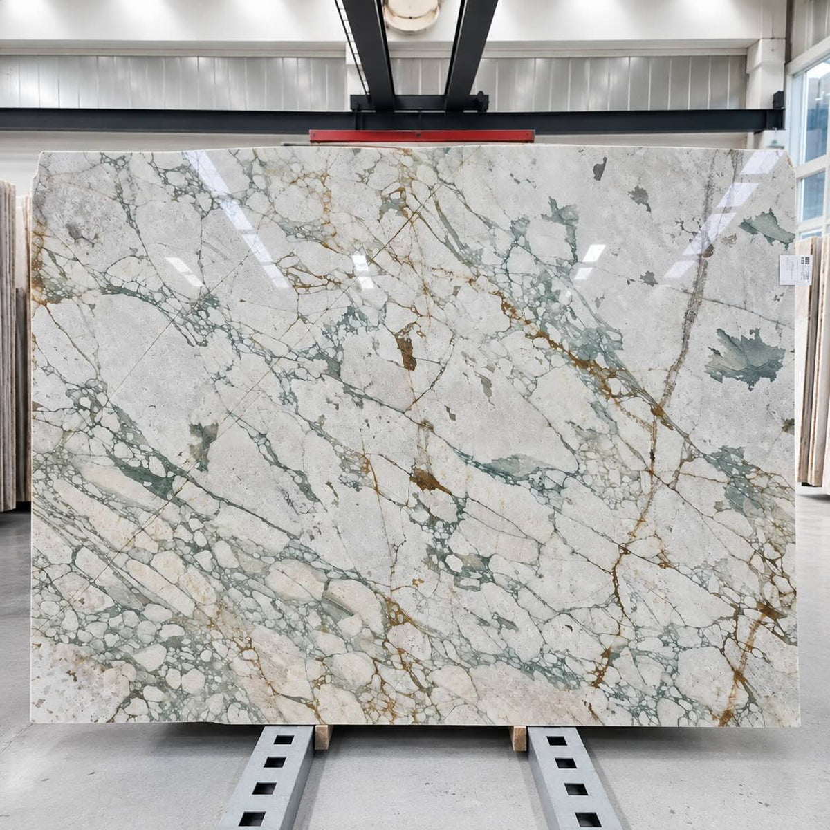 Calacatta Verda Polished Marble Slab 1900x2400x20mm