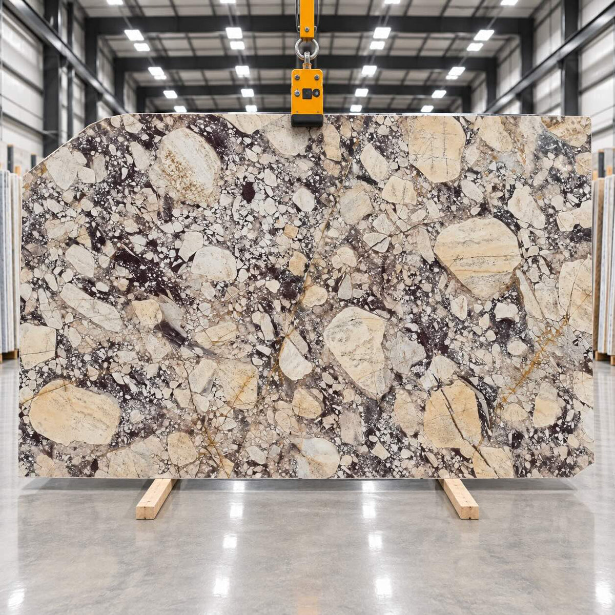 Calacatta Viola Gold Polished Marble Slab - 1850x3100x20mm