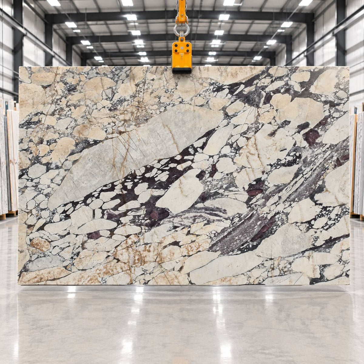 Calacatta Viola Honed Marble Slab - 1900x3100x20mm