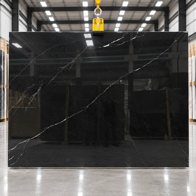 Nero Black Lux Polished Marble Slab 1900x2900x20mm