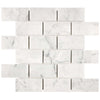 Carrara Italian Polished Subway Marble Mosaic 50x100x10mm