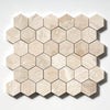 Diana Royal Honed Hexagon Marble Mosaic 48x48x10mm