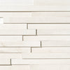 Snow White Limestone Wall Decos Elevations Random Pattern